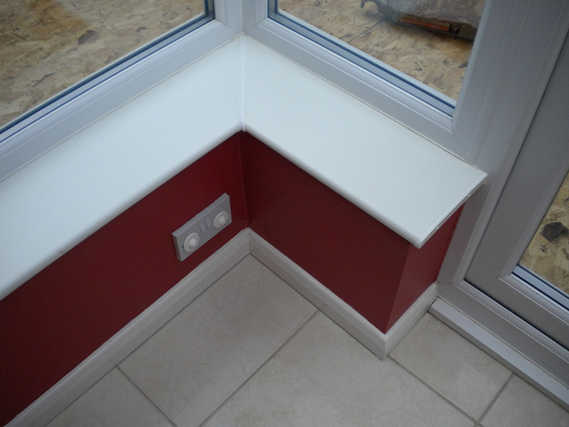 Natural stone entrance hall tiling